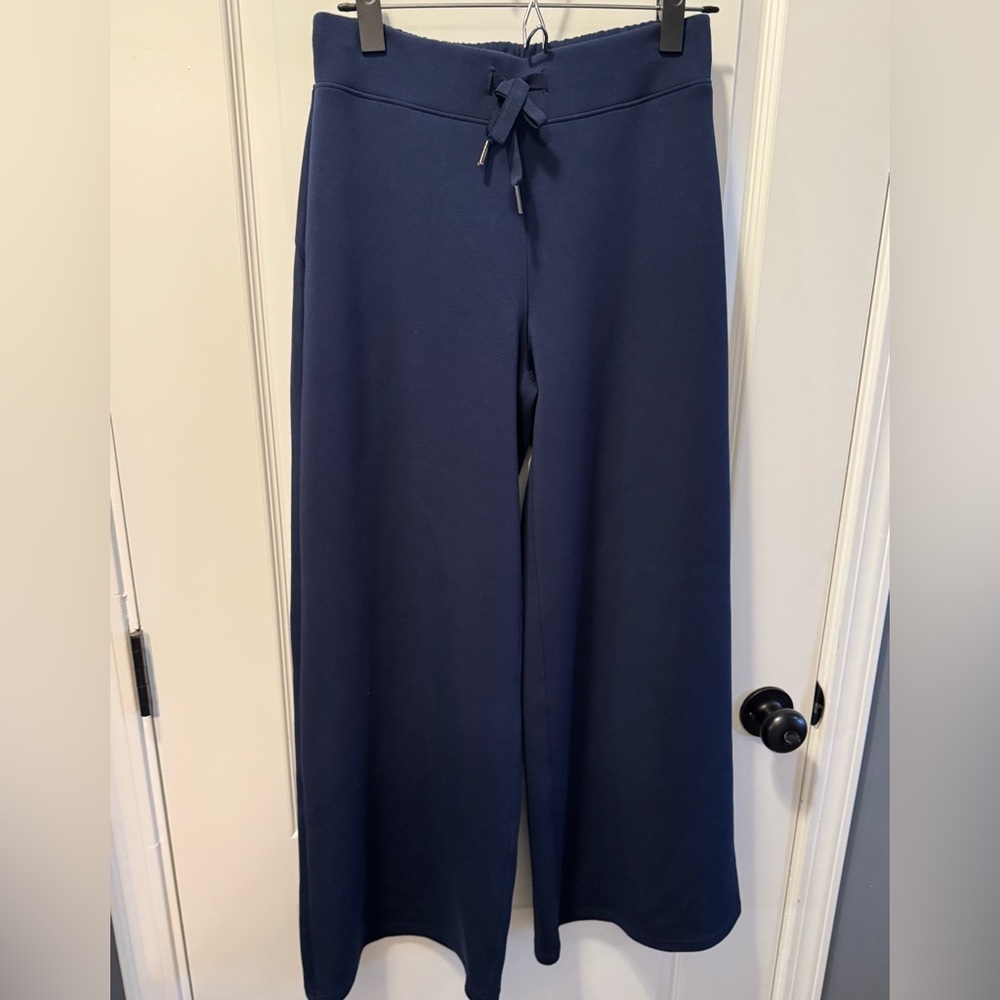 Spanx Navy Wide-Leg Pants